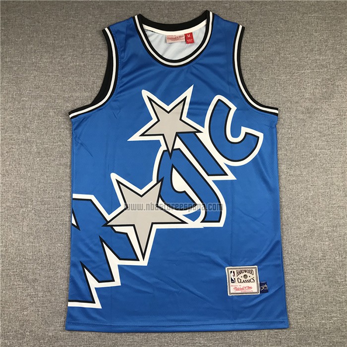 Camiseta Orlando Magic Tracy Mcgrady NO 1 Mitchell & Ness Big Face Azul